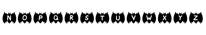 Play Bat Regular Font UPPERCASE