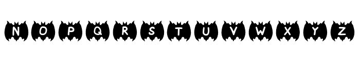 Play Bat Regular Font LOWERCASE