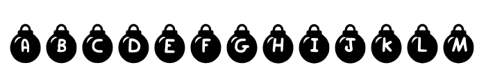 Play Bauble Font UPPERCASE