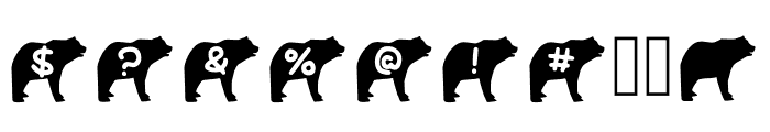 Play Bear Regular Font OTHER CHARS
