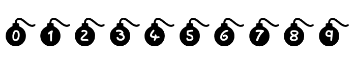 Play Bomb Regular Font OTHER CHARS
