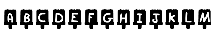 Play Brush Regular Font LOWERCASE