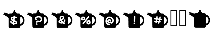 Play Coffee Pot Font OTHER CHARS