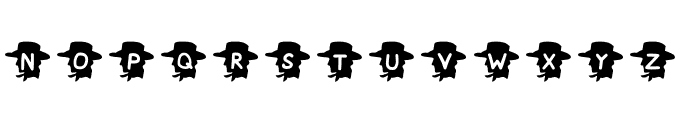 Play Cow Boy Font UPPERCASE
