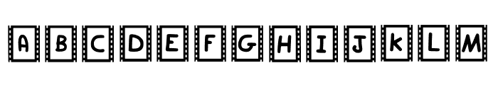 Play Film Regular Font UPPERCASE