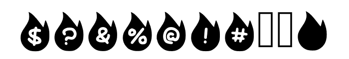 Play Flame Regular Font OTHER CHARS
