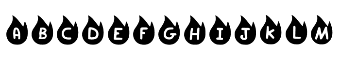 Play Flame Regular Font LOWERCASE