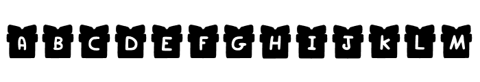 Play Gift Font UPPERCASE