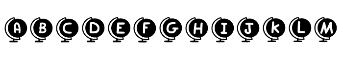 Play Globe Regular Font LOWERCASE