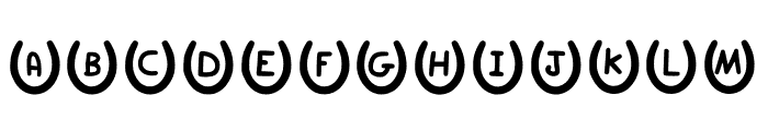 Play Horseshoe Regular Font LOWERCASE