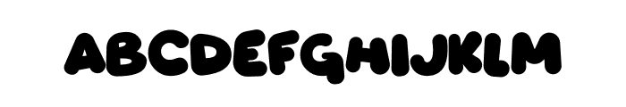 Play Kid Style A Font UPPERCASE