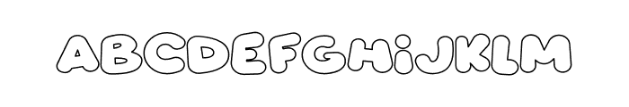 Play Kid Style B Font LOWERCASE