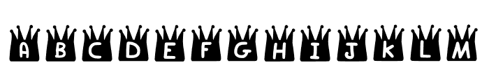 Play Party Hat Regular Font LOWERCASE