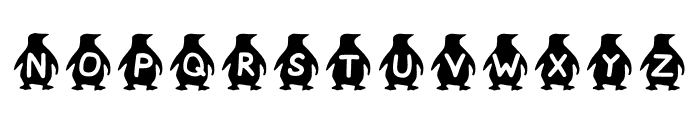 Play Penguin Regular Font UPPERCASE