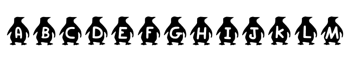 Play Penguin Regular Font LOWERCASE