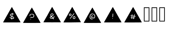 Play Shapes Triangles Font OTHER CHARS