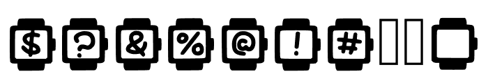 Play Smart Watch Regular Font OTHER CHARS