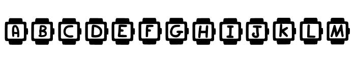 Play Smart Watch Regular Font LOWERCASE