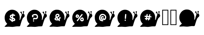 Play Snail Regular Font OTHER CHARS