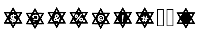 Play Star Of David Font OTHER CHARS