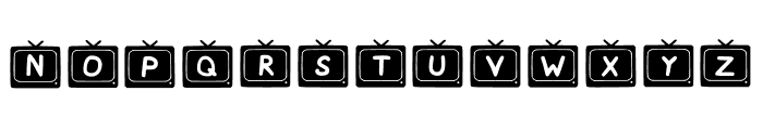 Play TV Font LOWERCASE