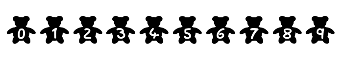 Play Teddy Bear Regular Font OTHER CHARS