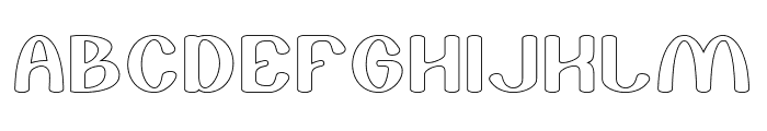 Play The Game-Hollow Font UPPERCASE