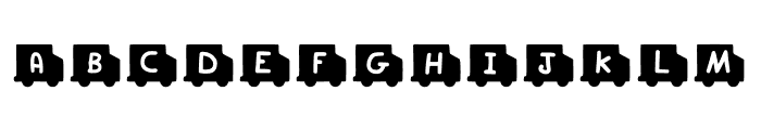 Play Van Regular Font LOWERCASE