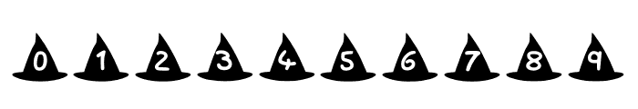 Play Witches Hat Regular Font OTHER CHARS