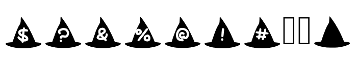 Play Witches Hat Regular Font OTHER CHARS
