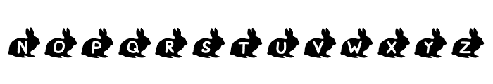 Play_Bunny Regular Font LOWERCASE