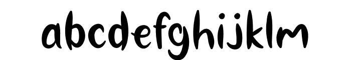 Playfresh Font LOWERCASE