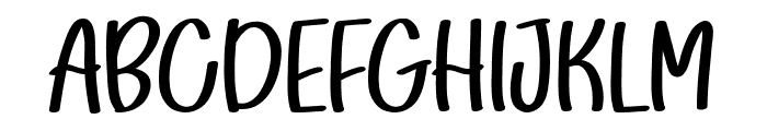 Playful Giraffe Font UPPERCASE