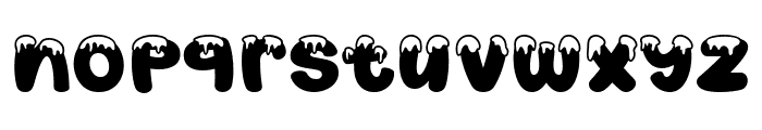 Playful Snowy Font LOWERCASE