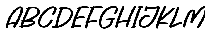 Playful Type Italic Regular Font UPPERCASE