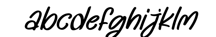 Playful Type Italic Regular Font LOWERCASE