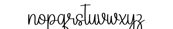 Pleasant Font LOWERCASE