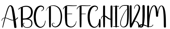 Pleased Font UPPERCASE
