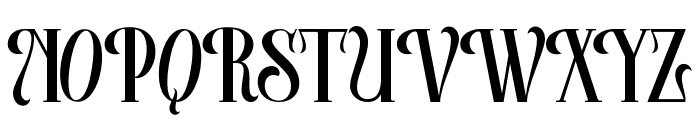 Plesantha-Regular Font UPPERCASE