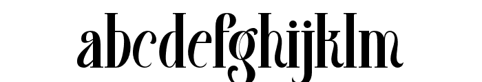 Plesantha-Regular Font LOWERCASE