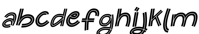 Pllayeo Italic Font LOWERCASE