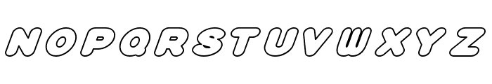 Plump-Ish Regular Italic Font LOWERCASE