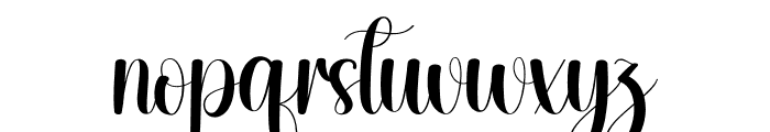 Plunge Font LOWERCASE