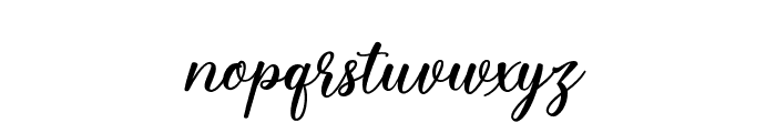 Plural Script Font LOWERCASE