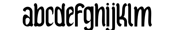 Pluster High Regular Font LOWERCASE