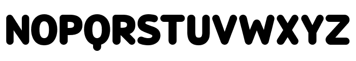 Pluston Round Font UPPERCASE
