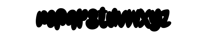 Pocapops Solid Font LOWERCASE
