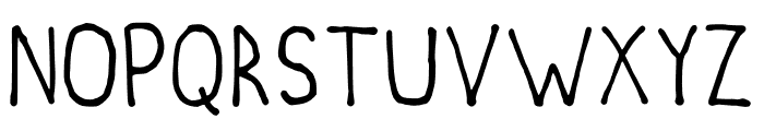 PointyInk Regular Font LOWERCASE