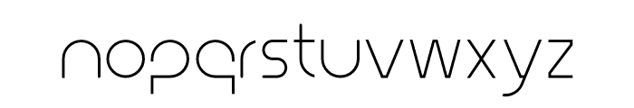 Polea Light Font LOWERCASE