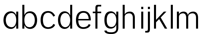 Polian regular Font LOWERCASE